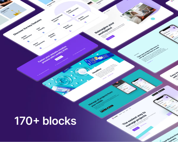 Landify kit for landing pages